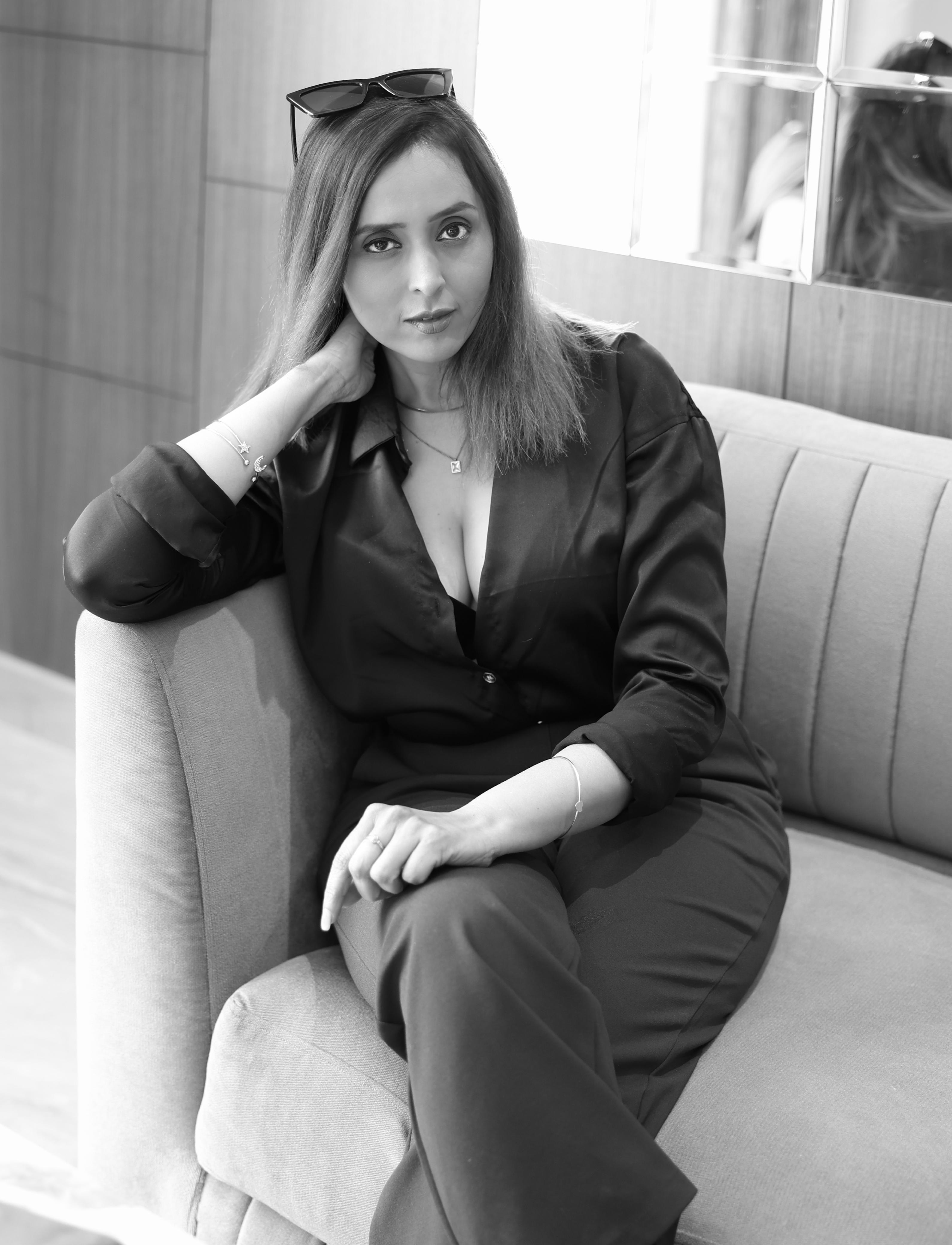 Sonali Pingle black and white acting portrait